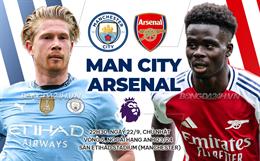 Nhận định Man City vs Arsenal (22h30 ngày 22/9): Pháo đài bất khả xâm phạm